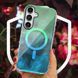 Чохол TPU Shiny Mountain (MagFit) для Samsung Galaxy S24+ Green / Blue 555-02839 фото 3