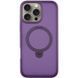Чохол TPU+PC Metal Buttons with MagSafe Colorful HQ Ring для iPhone 16 Pro (6.3") Purple 555-00621 фото 1