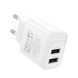 Мережевий зарядний пристрій HOCO C141A Smart dual-port charger White 6942007627856 фото 4