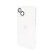 Чехол для смартфона AG Glass Matt Frame Color для iPhone 12 Pearly White 666-00559 фото 1