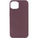 Чехол TPU Bonbon Metal Style для Apple iPhone 14 (6.1") Plum 208-06098 фото 2