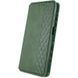 Шкіряний чохол-книжка GETMAN Cubic (PU) для Samsung Galaxy A37 5G Green 777-09161 фото 4