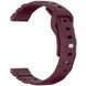 Силіконовий ремінець Defense для Smart Watch 20mm Plum 212-01703 фото 2