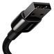 Кабель Baseus Tungsten Gold Fast Charging Lightning 2.4A (1m) Black CALWJ-01 фото 6