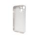 Чехол для смартфона AG Glass Matt Frame Color для iPhone 14 Pearly White 666-00609 фото 2