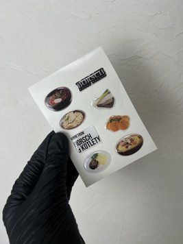 3D-стикер Ukrainian Food Stickers 777-01898 фото