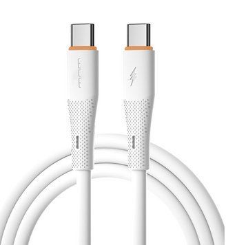 Кабель WUW-X225 Type-C to Type-C PD 65W white X225 фото