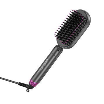 Расческа для выпрямления волос с цифровым дисплеем HOCO HP44 Electric straightening hair comb with digital 656-02519 фото