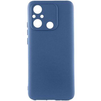 Чохол TPU GETMAN Liquid Silk Full Camera для Xiaomi Redmi 12C Синій / Navy Blue ILSO-00000077925-12 фото