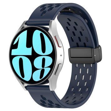 Ремінець Универс 22mm Silicone With Magnetic для Samsung/Amazfit/Huawei Midnight Blue 212-02786 фото