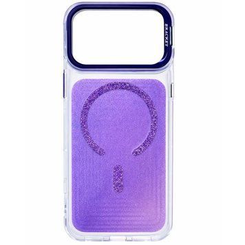 Чехол TPU+PC Jewel Sparkle with MagSafe для Apple iPhone 17 Pro (6.3") Lavender Glitter 214-04547 фото