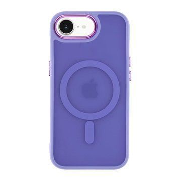 Чехол TPU+PC Space Magnetic Color with Magsafe для iPhone 16e\17e Purple 214-02543 фото