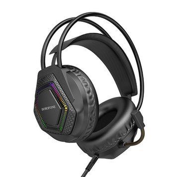 Навушники ігрові BOROFONE BO105 Thunder gaming headphones Black 6974443389227 фото