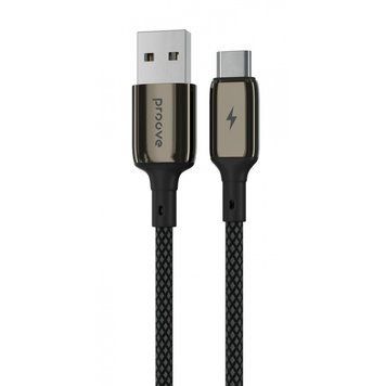 Кабель Proove Dense Metal USB для Type-C 2.4A (1m) black 656-02565 фото