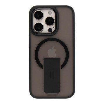 Чехол TPU+PC FlexGuard Magnetic Ring Stand для iPhone 13 Pro Max Black 757-00436 фото