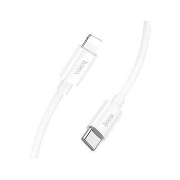 Кабель HOCO X87 Magic silicone PD charging data cable for iP White 6931474783189 фото