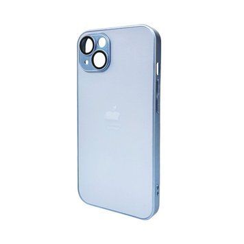 Чехол для смартфона AG Glass Matt Frame Color для iPhone 12 Sierra Blue 666-00560 фото