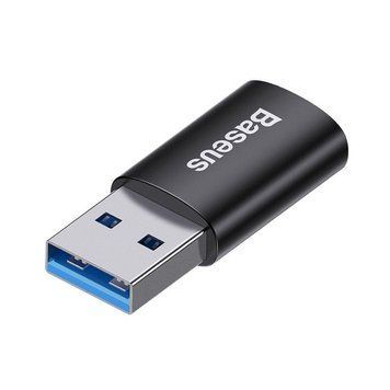 Адаптер Baseus Ingenuity Series Mini OTG Adaptor USB 3.1 to Type-CBlack ZJJQ000101 фото