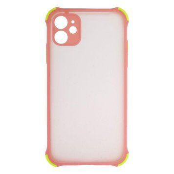 Силіконовий чохол TOTU Armor with Frame для iPhone 11 Рожевий 208-01000 фото