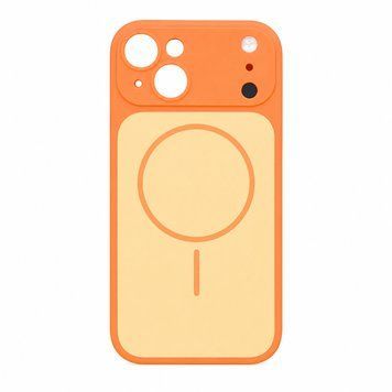 Чохол Silicone Creative Variation Case MAG COVER дизайн 17 Pro для Apple iPhone 15 Orange 666-05287 фото