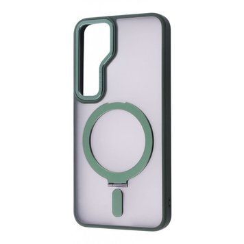 Чехол WAVE Attraction Case with Magnetic Ring для Samsung Galaxy S24 Plus Green 656-05600 фото
