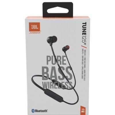 Навушники JBL Tune 125BT Black (JBLT125BTBLK) JBLT125BTBLK фото