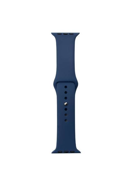 Силіконовий ремінець для Apple Watch 42/44/45/49 мм Navy Blue 212-00671 фото