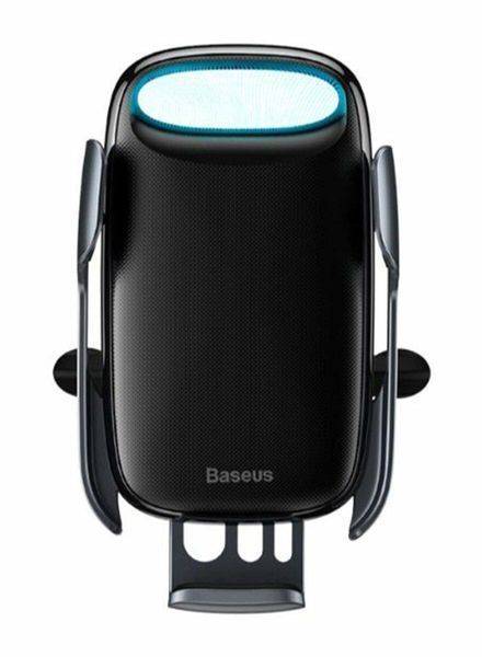 Тримач для мобiльного з БЗП Baseus Milky Way Electric Bracket Wireless Charging Black 656-00517 фото