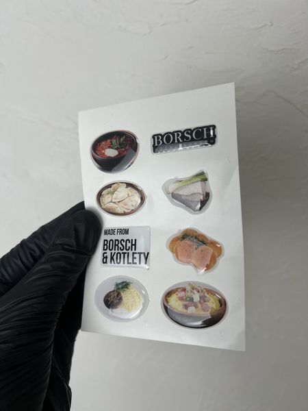 3D-стикер Ukrainian Food Stickers 777-01898 фото