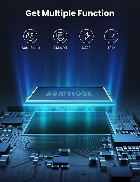 Наружный карман для накопителя UGREEN CM237 USB 3.0 2.5Inch Hard Drive Box(UGR-60353) UGR-60353 фото