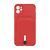 Чохол Colorfull Pocket Card з кишенею для карт для iPhone 12 Red 208-01812 фото