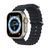 Силіконовий рифлений ремінець Ocean для Apple Watch 42/44/45/49 mm Темно-сірий 212-00463 фото