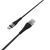 Кабель BOROFONE BX32 USB to Type-C 2.4A, 1m, nylon, aluminum+TPE connectors, Black 6931474710451 фото
