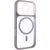 Чохол TPU+PC GETMAN Moon Clear with MagSafe для Apple iPhone 16 Pro (6.3") Grey 656-08467 фото