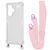 Чехол WAVE Clear Case With Strap для Xiaomi Redmi Note 13 Pro+ Pink Sand 208-05189 фото