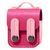Шкіряний футляр Briefcase для навушників AirPods 1/2 Pink 203-00392 фото