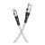 Кабель USB Hoco U105 Treasure jelly Type-C 1.2m Сталевий 209-00327 фото