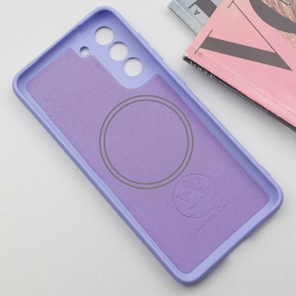 Чохол Silicone Cover Lakshmi Full Camera with MagFit для Samsung Galaxy S21 FE Бузковий 555-02045 фото