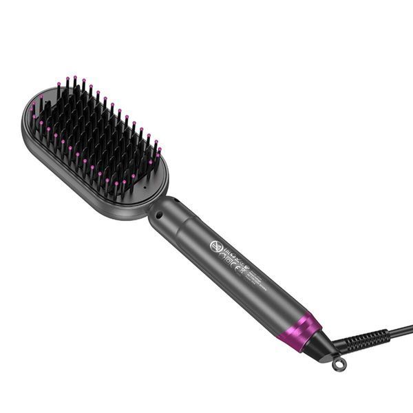 Расческа для выпрямления волос с цифровым дисплеем HOCO HP44 Electric straightening hair comb with digital 656-02519 фото