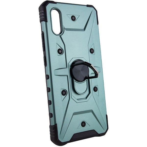 Ударопрочный чехол Pathfinder Ring для Xiaomi Redmi 9A Green 777-07900 фото
