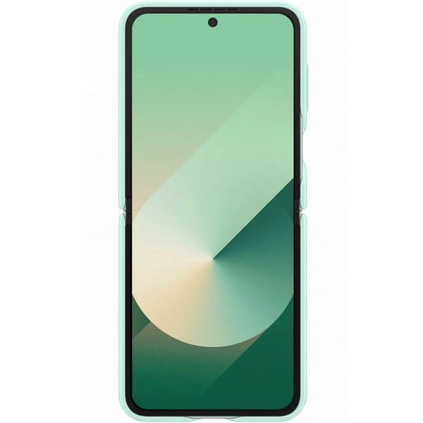 Шкіряний чохол Leather Case для Samsung Galaxy Z Flip6 Turquoise 555-03220 фото
