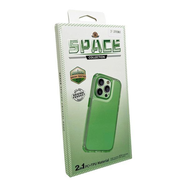 Протиударний чохол для смартфона Space III для iPhone 14 Pro Green 666-01844 фото