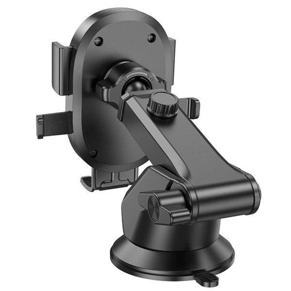 Тримач для мобільного BOROFONE BH93 Grand one-button car holder(center console) Black 656-00466 фото