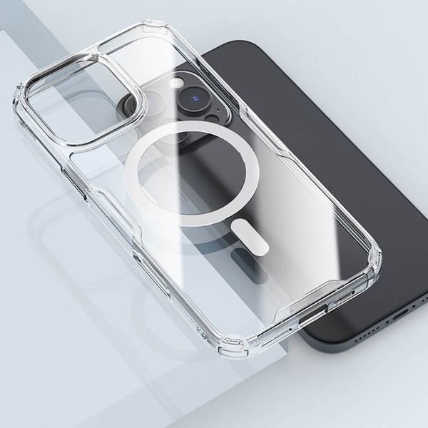 TPU чохол Nillkin Nature Pro Magnetic для Apple iPhone 16 Pro Max (6.9") Transparent 777-08021 фото