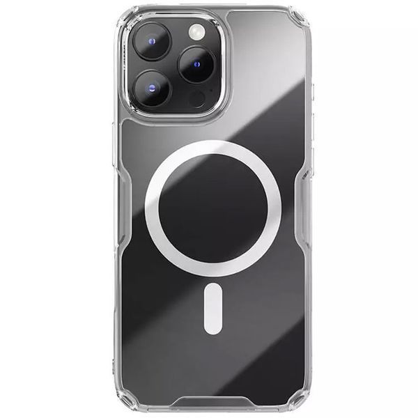 TPU чохол Nillkin Nature Pro Magnetic для Apple iPhone 16 Pro Max (6.9") Transparent 777-08021 фото
