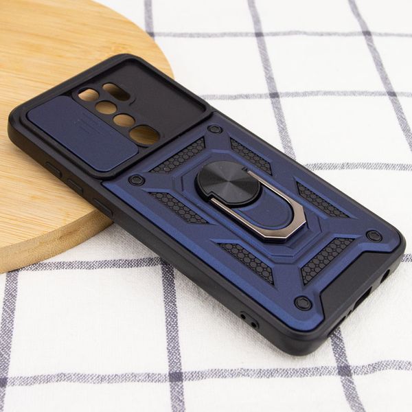 Ударостійкий чохол Camshield Serge Ring для Xiaomi Redmi Note 8 Pro Blue 777-04664 фото