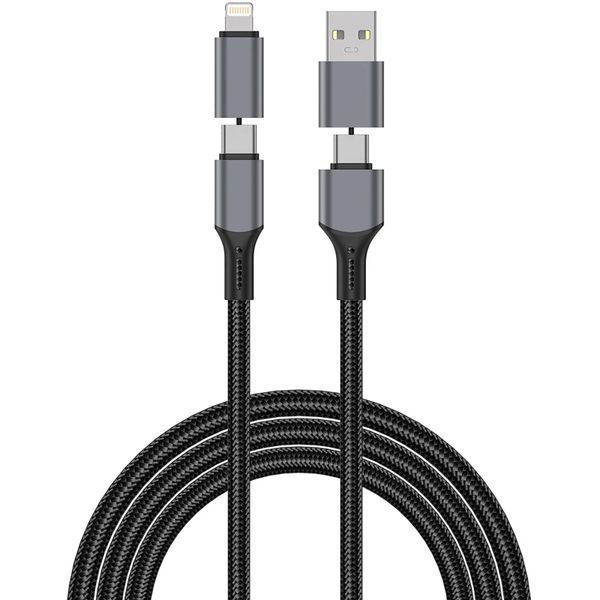 Дата кабель WIWU C077 Cyberlink Type-C to Lightning 27W (1m) Silver ILSO-00000085919-1 фото