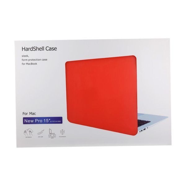 Чехол HardShell Case для MacBook 15.4 Pro Red 777-07823 фото