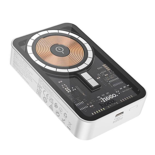 Power Bank Hoco Q10A PD20W Wireless Fast Charging 10000mAh Белый 656-01456 фото