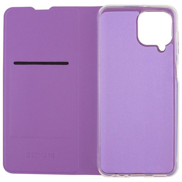 Шкіряний чохол-книжка GETMAN Elegant для Samsung Galaxy M33 5G Бузковий 555-01541 фото